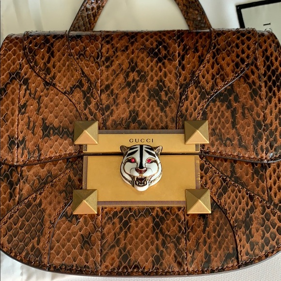 GUCCI ❤️OSIRIDE PYTHON SNAKESKIN TIGER AUTHENTIC! - Picture 3 of 6